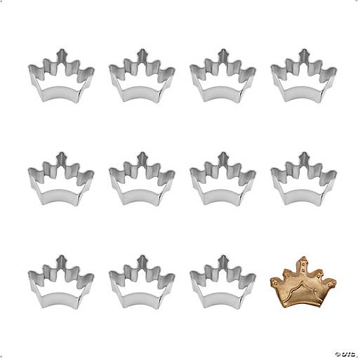Mini Crown Coronation Cookie Cutters