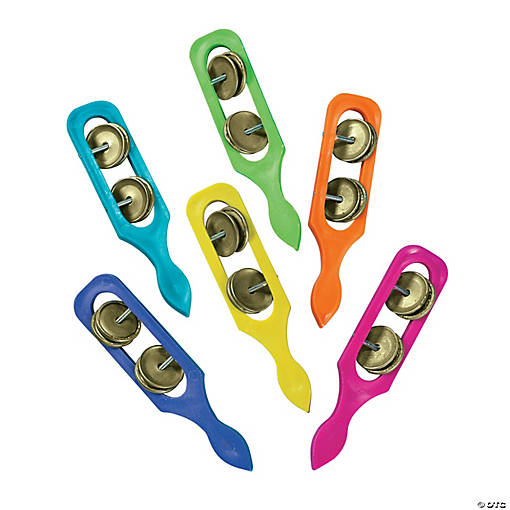Mini Cymbals with Handles - 12 Pc.