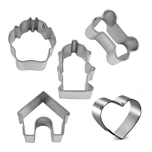 Mini Dog 5 Piece Cookie Cutter Set