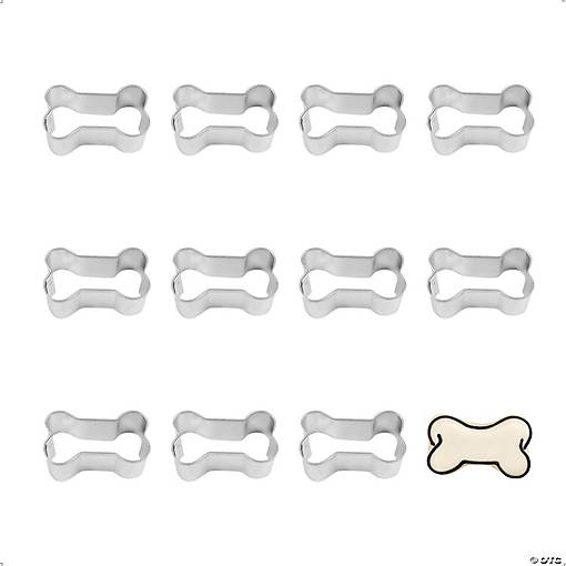 Mini Dog Bone B Cookie Cutters