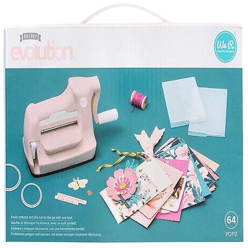 Mini Evolution Die Cut Machine Kit-Pink