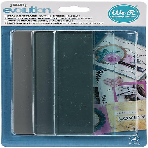 Mini Evolution Replacement Plates 3/Pkg-For 661629 &amp; 60000003