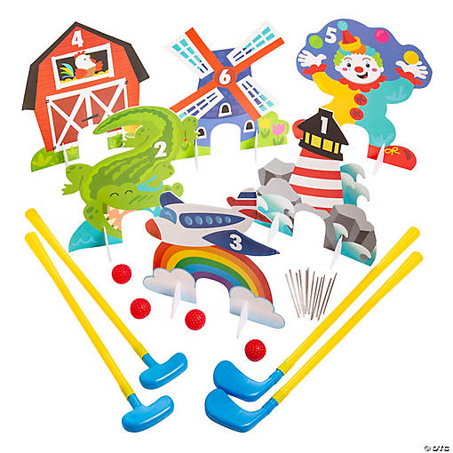 Mini Golf Course Game for 4