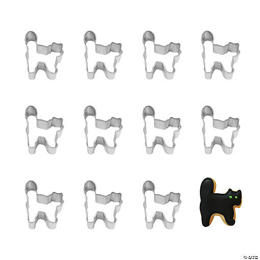 Mini Halloween Cat Cookie Cutters