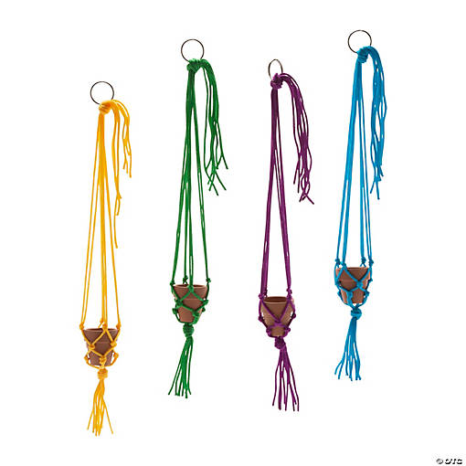 Mini Macram&amp;#233; Planter Craft Kit - Makes 12
