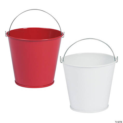 Mini Metal Pails Kit - 24 Pc.