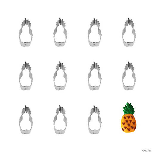 Mini Pineapple Cookie Cutters
