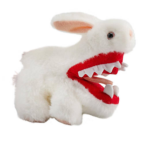 Mini Rabbit w/ Big Pointy Teeth Plush Toy, Monty Python Stuffed Evil Bunny
