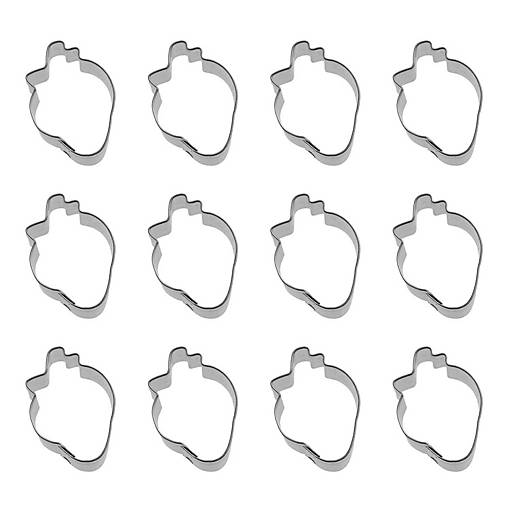 Mini Strawberry 1.5 inch Cookie Cutters