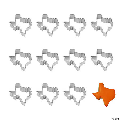Mini Texas Cookie Cutters