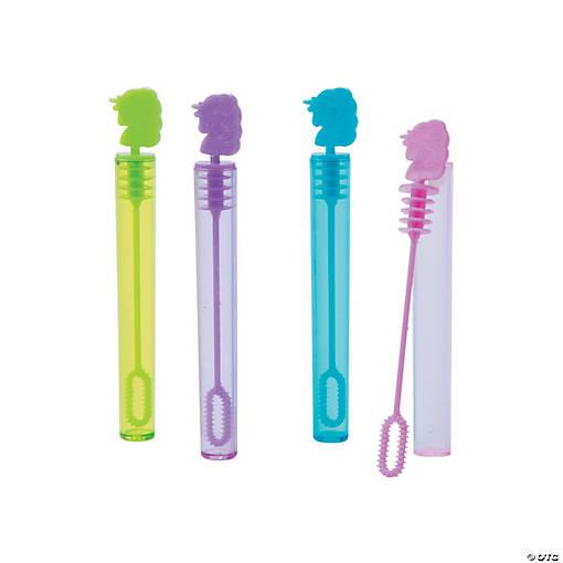 Mini Unicorn Bubble Tubes - 24 Pc.