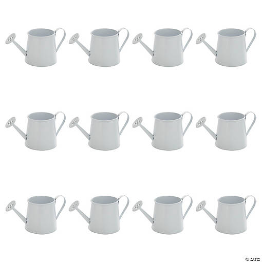 Mini Watering Can Tabletop Decorations - 12 Pc.