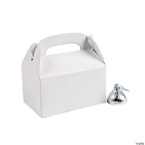 Mini White Favor Boxes - 24 Pc.