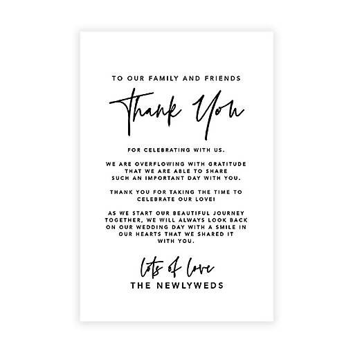 Minimal Line TY Card 4x6IN 56PC