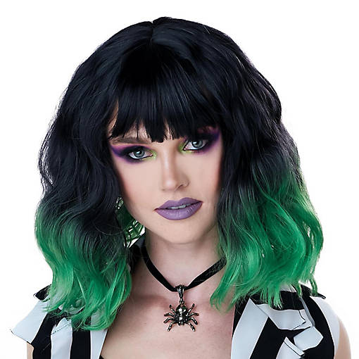 Miss Behaving Wig Green