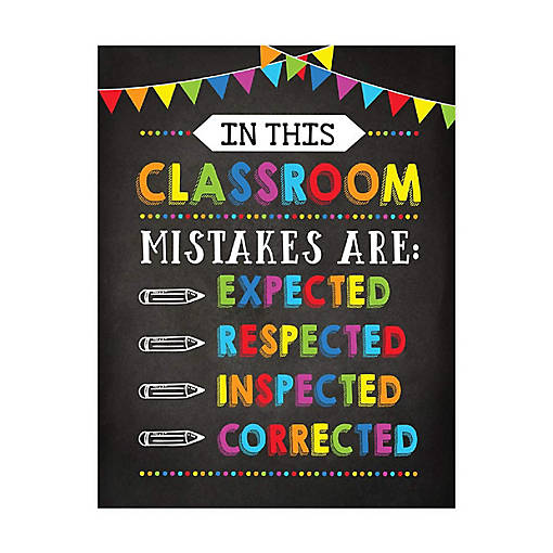 Mistakes Are Expected 8.5x11in 1-Pack