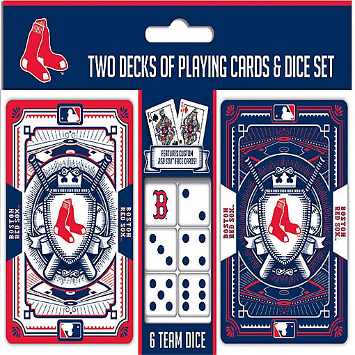 MLB Boston Red Sox 2-Pack Playing cards &amp; Dice set