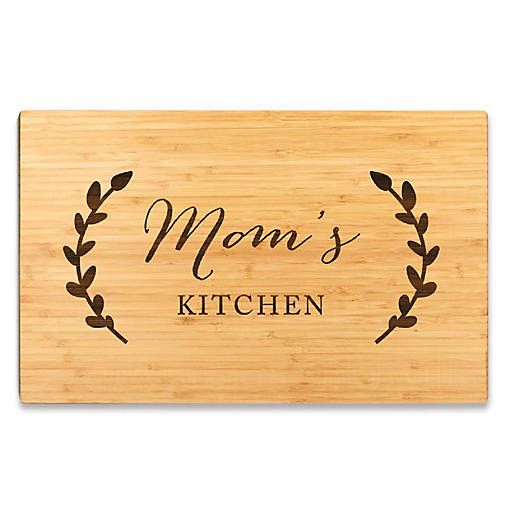 Mom's Kitchen Rustic Board 17.75x11