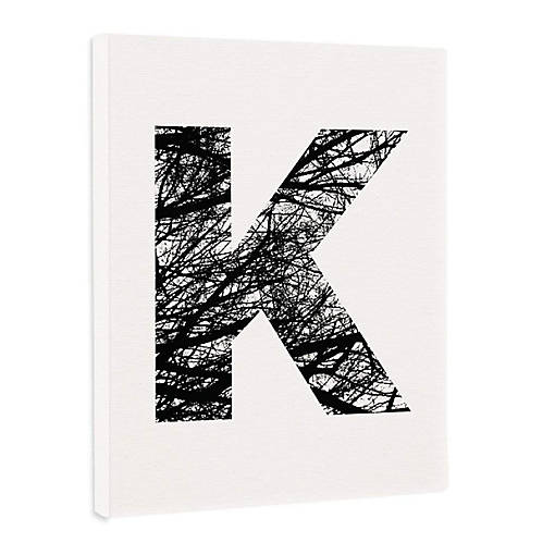 Monogram Tree Branch Art K 8.5x11in