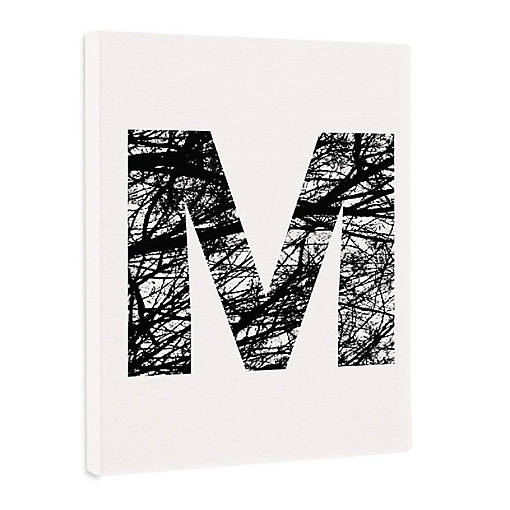 Monogram Tree Branch Art M 8.5x11in