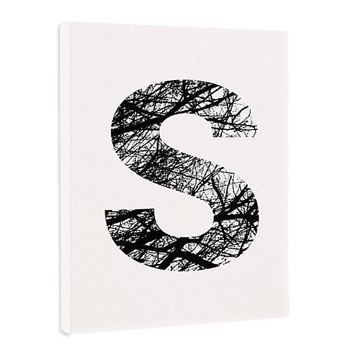 Monogram Tree Branch Art S 8.5x11in