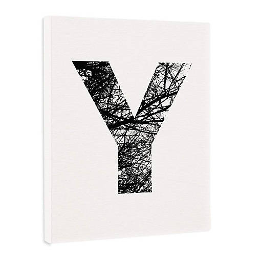 Monogram Tree Branch Art Y 8.5x11in