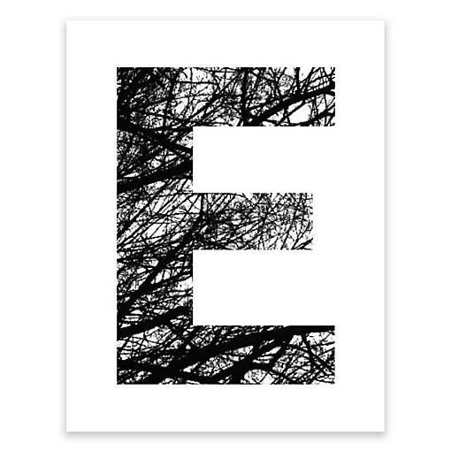 Monogram Tree Branch E 8.5x11in