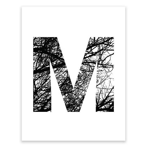 Monogram Tree Branch M 8.5x11in