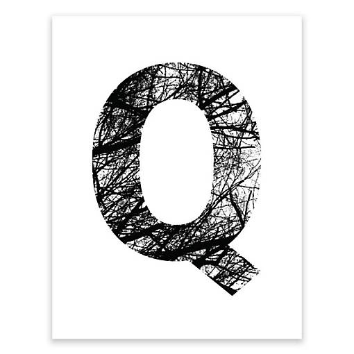 Monogram Tree Branch Q 8.5x11in