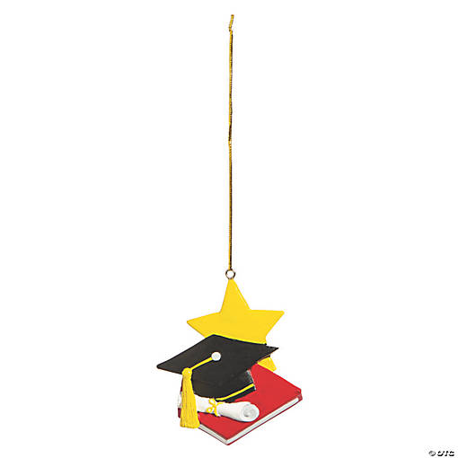 Mortarboard Ornaments - 12 Pc.