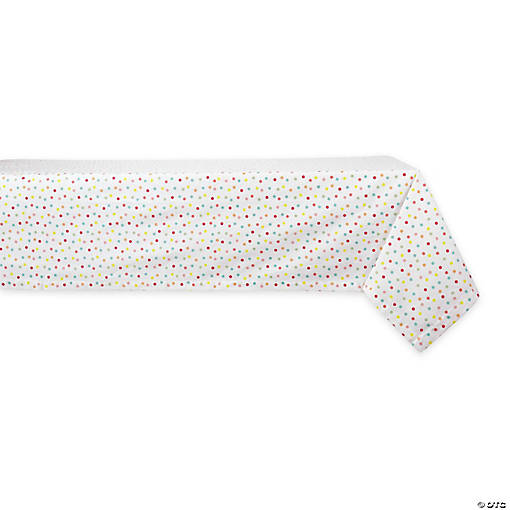 Multi Polka Dots Print Tablecloth 60X104