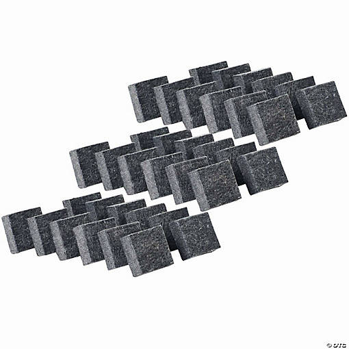 Multi-Purpose Felt Erasers, 2", 12 Per Pack, 3 Packs