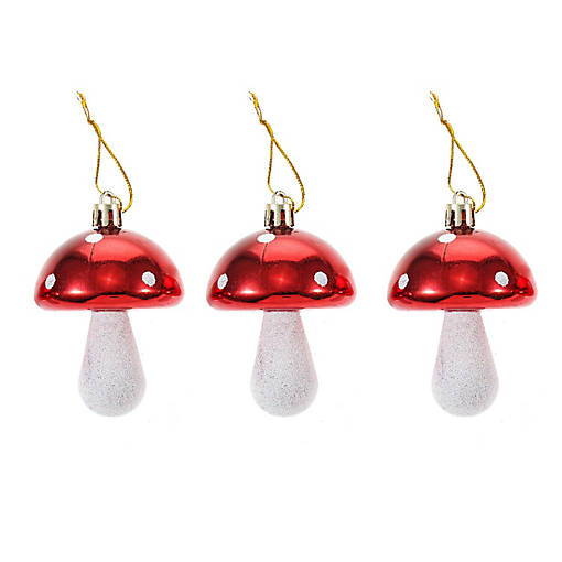 Mushroom Ornament Set