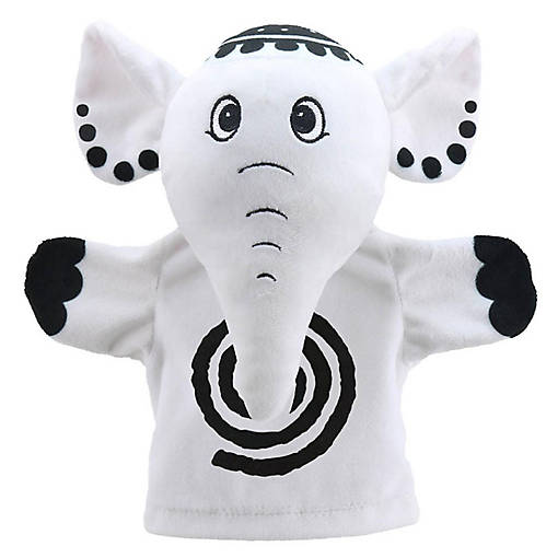 My First Black &amp; White Puppets: Elephant