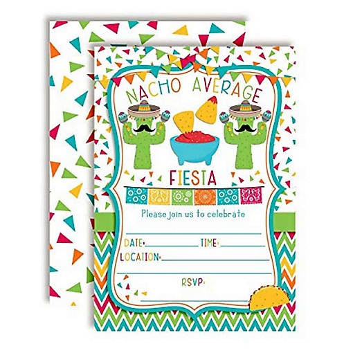 Nacho Average Invitations 40pc. by AmandaCreation