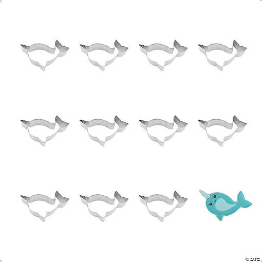 Narwhal 4.5" Cookie Cutters