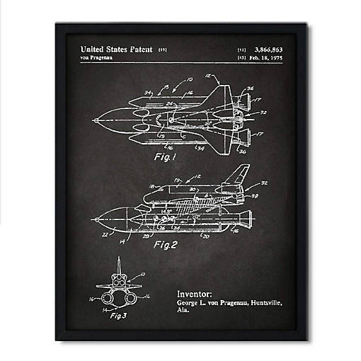 NASA Space Shuttle Patent 8.5x11in