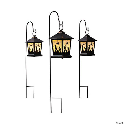 Nativity Lantern Outdoor Decorations