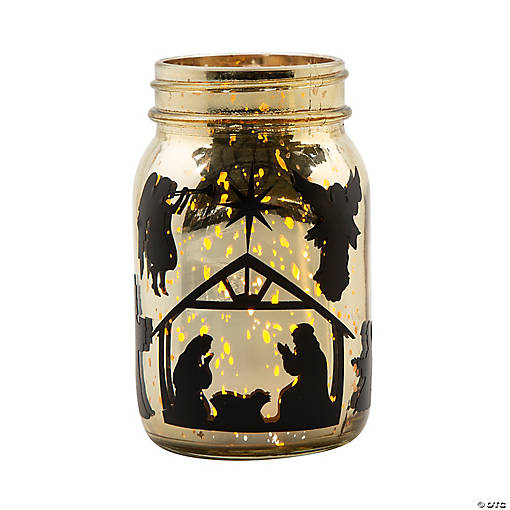 Nativity Scene Gold Jars Kit