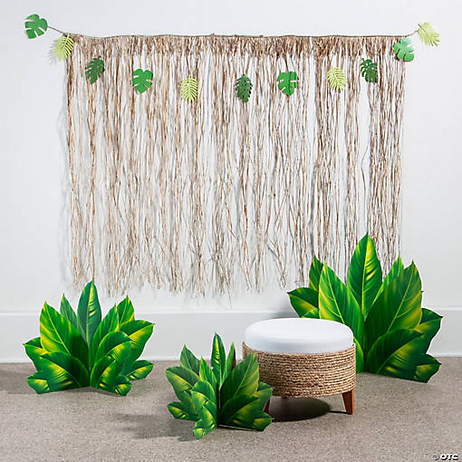 Natural Raffia Backdrop Decorating Kit - 6 Pc.