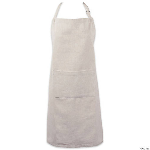 Natural Solid Chambray Chef Apron