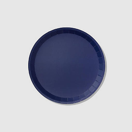 Navy Classic Large Plates -10/Pack - 10 Pieces