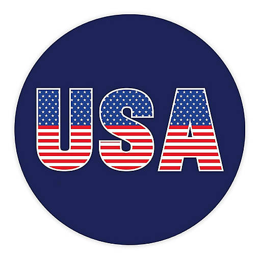 Navy USA Flag Stickers 2IN 40 Pack