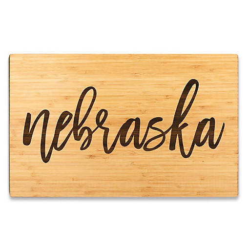 Nebraska Bamboo Board 17.75x11