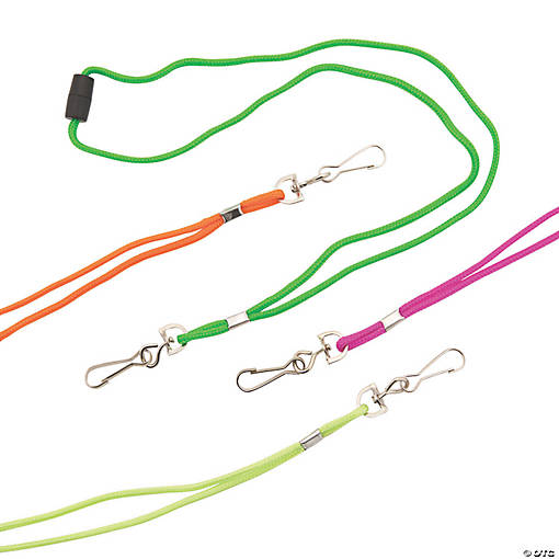 Neon Breakaway Lanyards - 12 Pc.