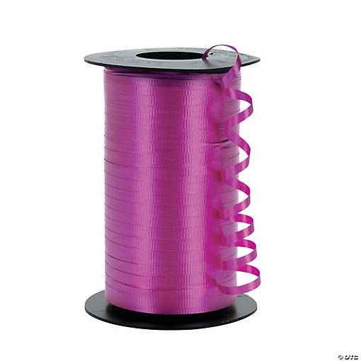 Neon Pink Curling Ribbon