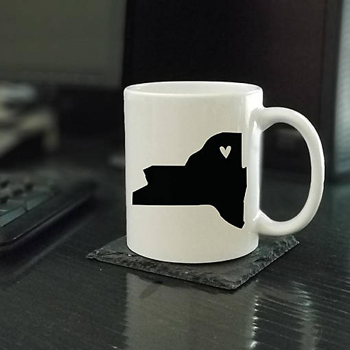 New York State Heart Ceramic Mug