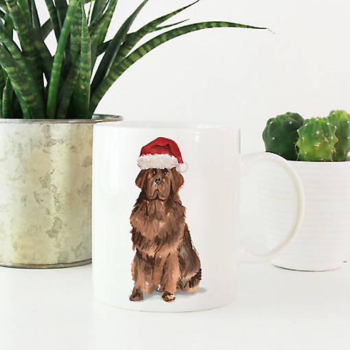 Newfoundland Santa Hat Ceramic Mug