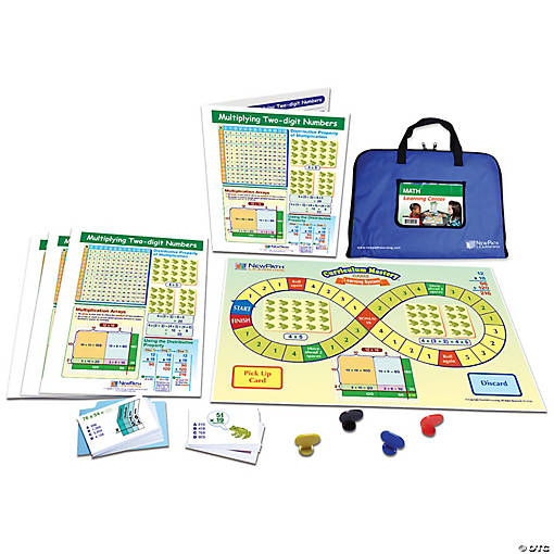 NewPath Learning Multiplying Two-Digit Numbers Learning Center, Grade 3-5