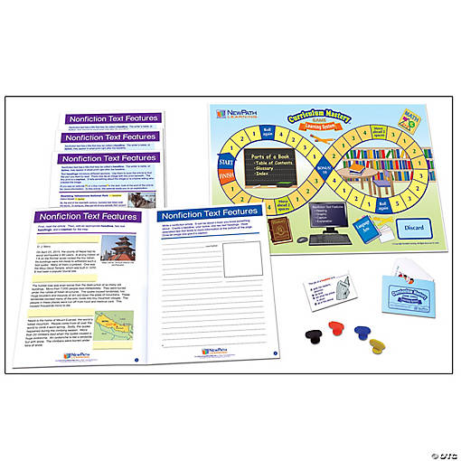 NewPath Learning Nonfiction Text Features Learning Center, Grades 3-5